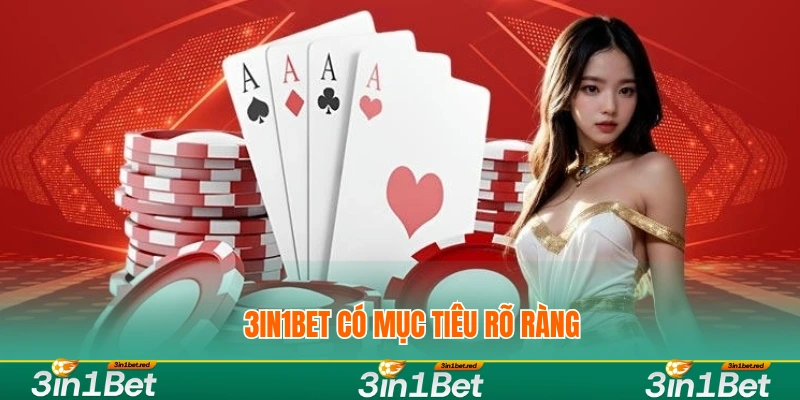 Về Chúng Tôi - 3IN1BET: Nhà Cái Cá Cược Uy Tín Số 1 1 3IN1BET có mục tiêu rõ ràng