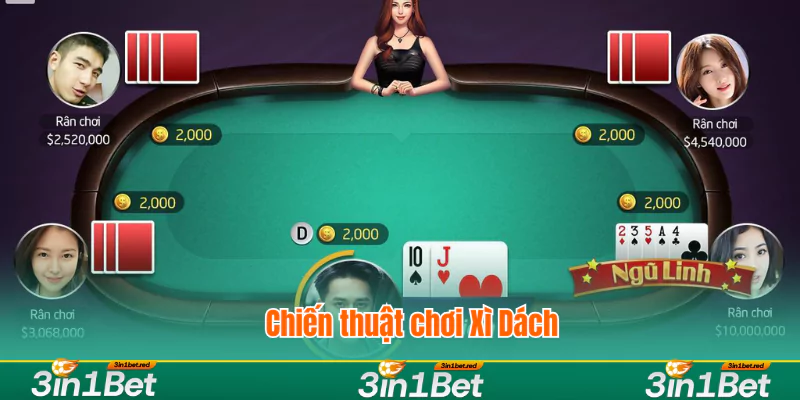Blackjack (Xì Dách): Luật Chơi và Chiến Thuật Làm Chủ Cuộc Chơi 3 Chiến thuật dằn bài bảo toàn điểm số cho người chơi