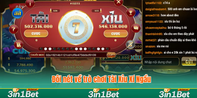 Sicbo (Tài Xỉu Xí Ngầu): Mẹo Soi Cầu Tài Xỉu Online Luôn Thắng 1 Tài Xỉu dự đoán kết quả ở mặt xuất hiện của 3 viên xúc xắc
