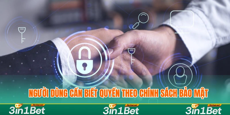 Chính Sách Bảo Mật Dành Cho Thành Viên 3IN1BET 2 Người dùng cần biết quyền theo chính sách bảo mật